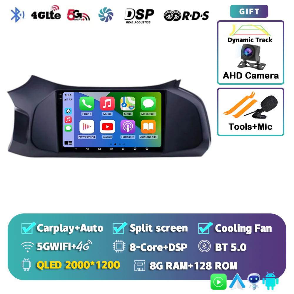 Android 14 CarPlay Car Radio For Chevrolet Onix 2012-2014 2015 2016 2016- 2019 GPS 2din Multimedia Video Player 2 Din Stereo 4G