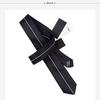 6cm Slim Ties Fashion Business Black Striped Mens Necktie Formal Male Tie