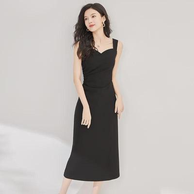 2321306-Nanyou Vestido Suspensório Elegante Atemporal Emagrecedor