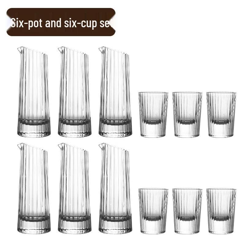 OIMG Chinese Baijiu Glass and Decanter Set