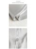 Acetic Acid Fabric Slimming Midi Skirt for Petite Women, A-Line, Mature, Drapey, Lustrous, Elastic Waist
