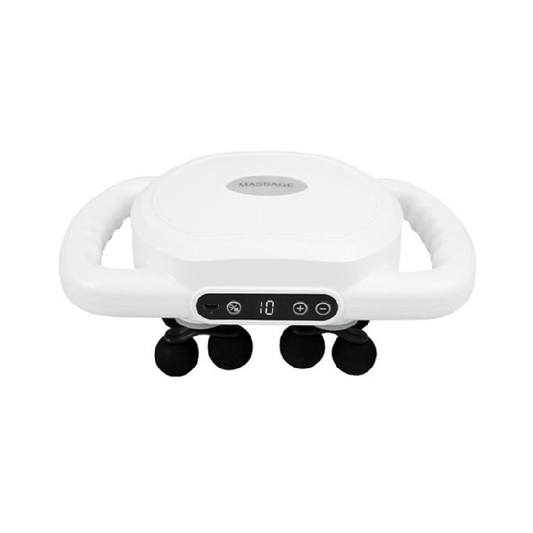 

Portable Deep Tissue Massager With 9 Adjustable Intensity Levels High Frequency Vibration Body Massage Equipment белый