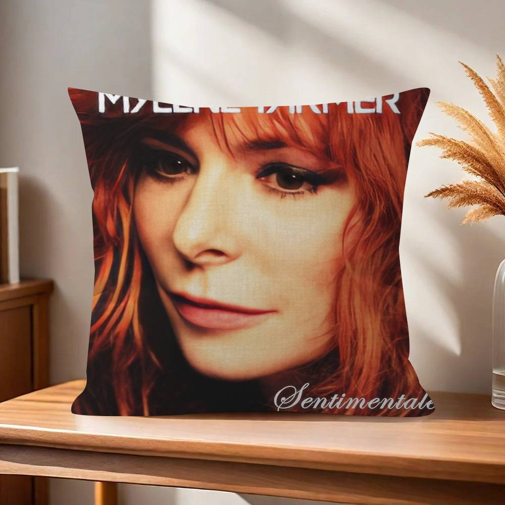 Singer MMylene Farmer cm Cushion Cover Pillow Cover Decor Pillowcase Home Pillowcase for Couch Pillow