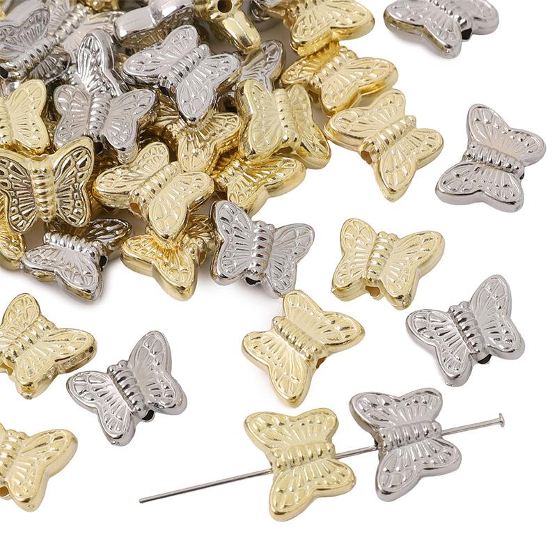 Fishtail Star Butterfly Blumen-Abstandshalterperlen - Schmuckzubehör für DIY Halsketten, Armbänder und Ohrringe