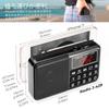 Gemean Portable USB Wide AM and by Gemean J-429SW Radio, Pocket-Sized, Rechargeable, Portable, FM, (MW), Shortwave, (L-238SW) (Black)