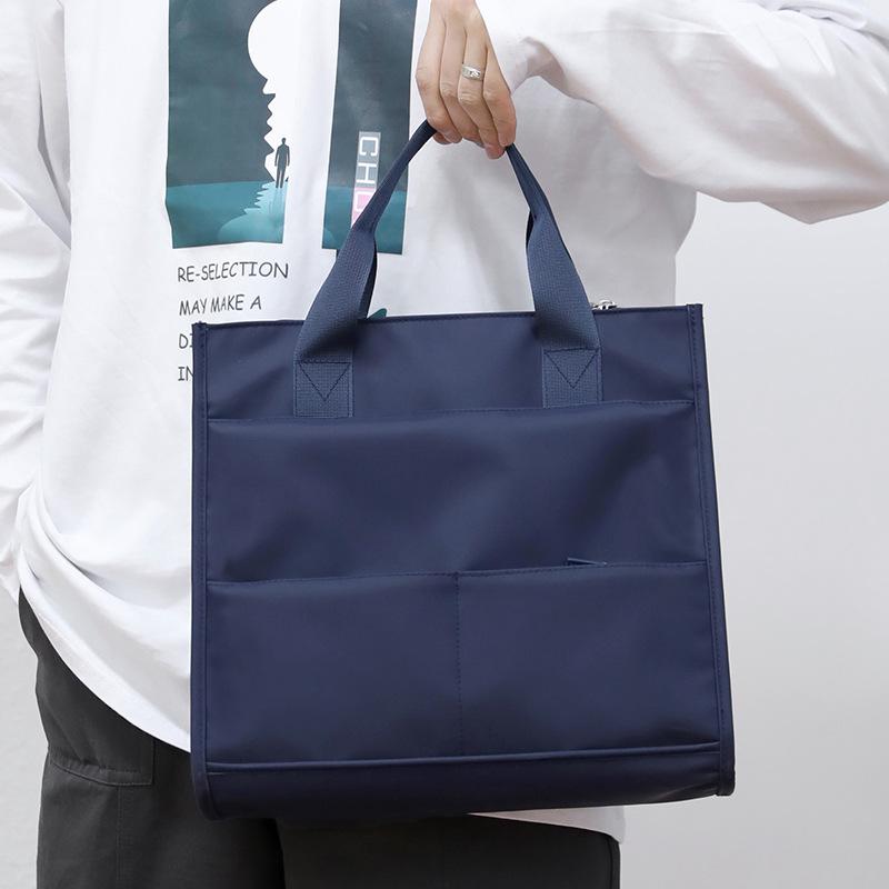 

Men s Trendy Nylon Crossbody Bag: Practical, Lightweight Briefcase for Travel and Business темно-фіолетовий колір