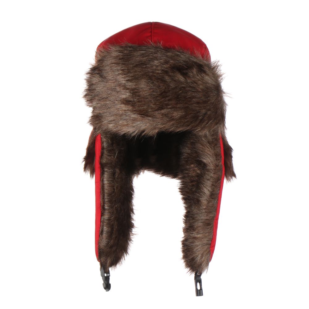 Men Women Earflap Fur Winter Cap Russian Ushanka Winter Hats Ski Hat