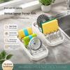 Wall-Mounted No-Drill Soap Box and Draining Bathroom Storage Rack