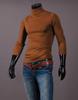 Spring and Autumn Men's Slim Fit Stand Up Collar Base Shirt, High Neck Long Sleeved T-shirt, Casual Versatile Solid Color Pullover