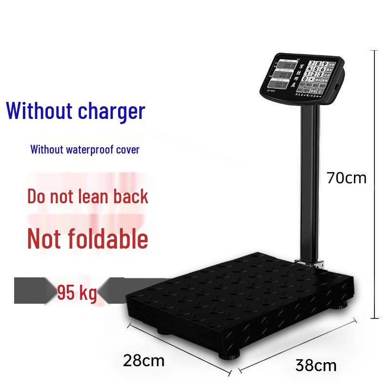 

Цифровые торговые платформенные весы Jun Sheng 300 кг