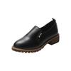 Women PU Leather Shoes Slip-on Flat Loafers Perfect for Casual Outfits