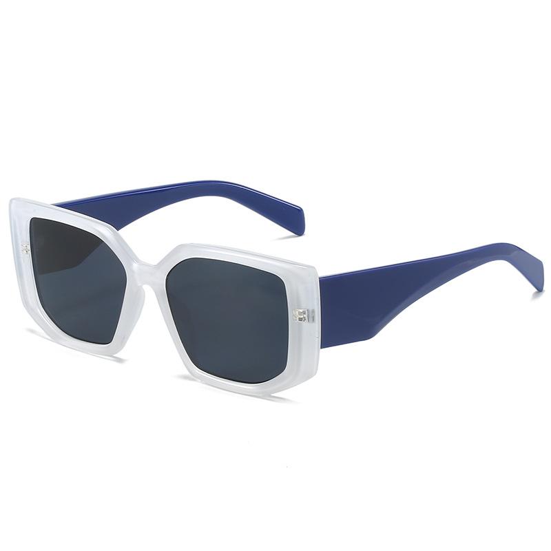 

Квадратные очки, Полигональные очки с широкими дужками, Персонализированные солнцезащитные очки с подбором цвета для женщин Uv400 regular