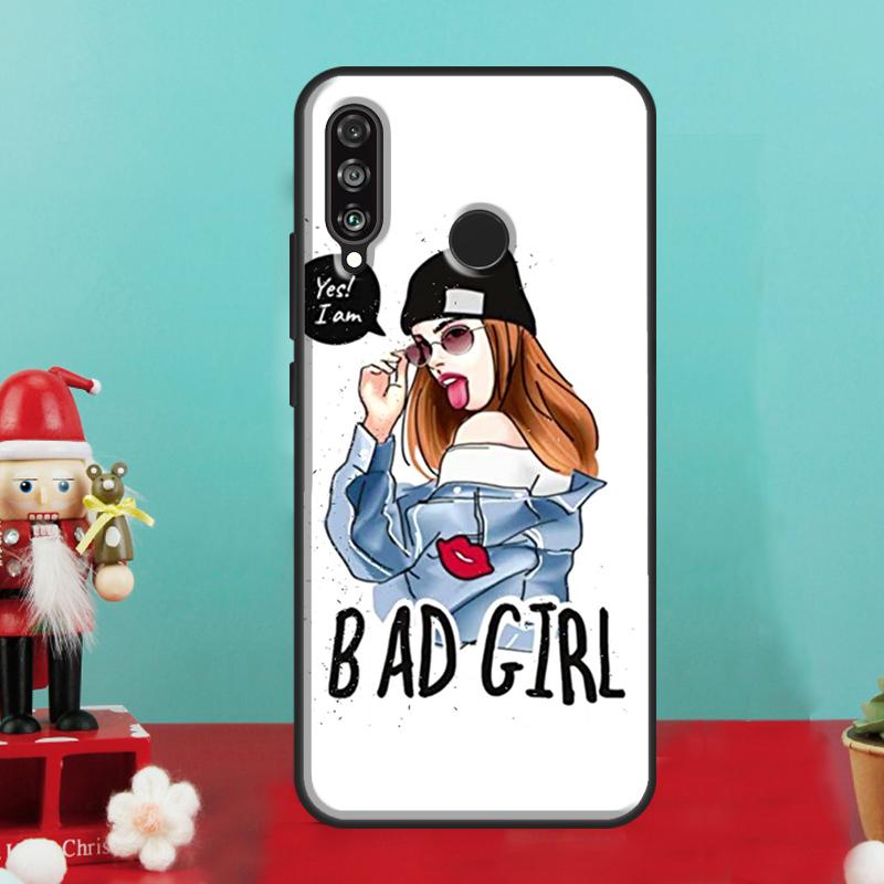 Bad Girl For Huawei Nova 9 10 SE 12i 12s 11i 8i Y90 Y60 Y70 Y72 Y73 Y61 Y91 P30 P40 Lite P60 Pro Case