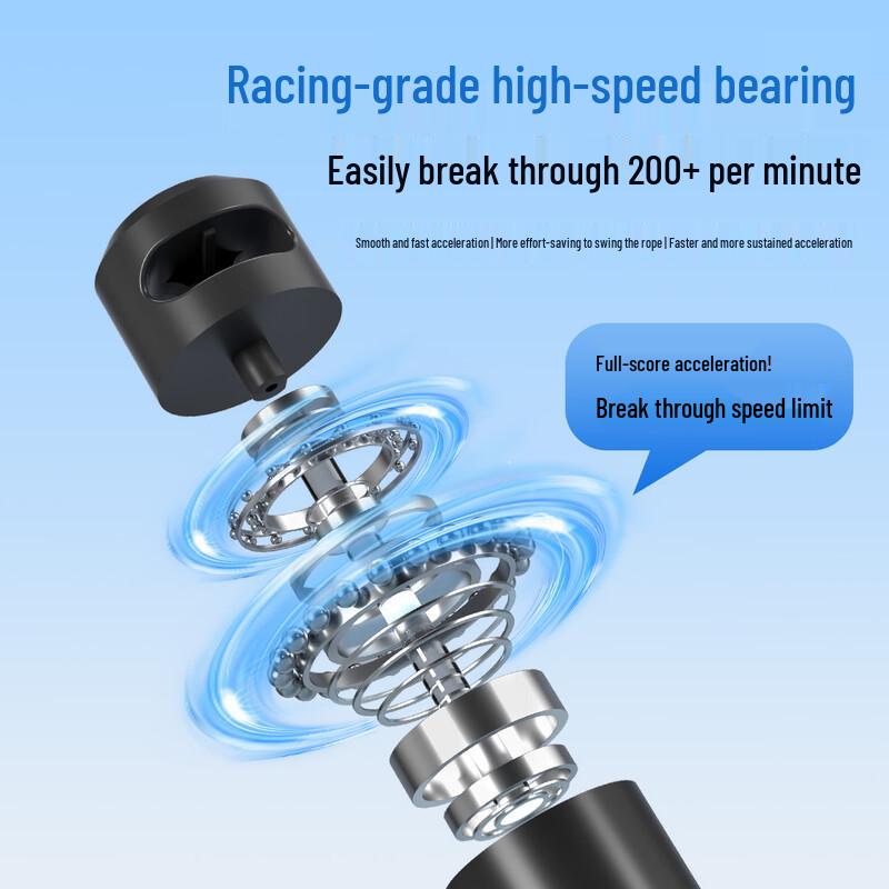 LI-NING Professional Exam Jump Rope with Countdown Timer