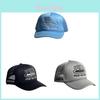 Cotton Mesh Baseball Cap With Crown Embroidery Sunshade For Trucker Drivers