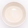 Banko Ware Oven-Safe Soufflé Cocotte (Small) Plates, Set of 2, White Vertical Stripes, Approx. 9cm Diameter, Microwave Safe, 06578-2