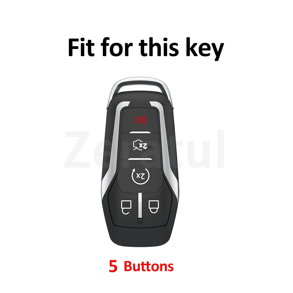 Fashion Tpu Auto Keychain Protection Car Key Case Cover Accessories For Ford Mustang Fusion Explorer Ka Focus S-Max Fiesta