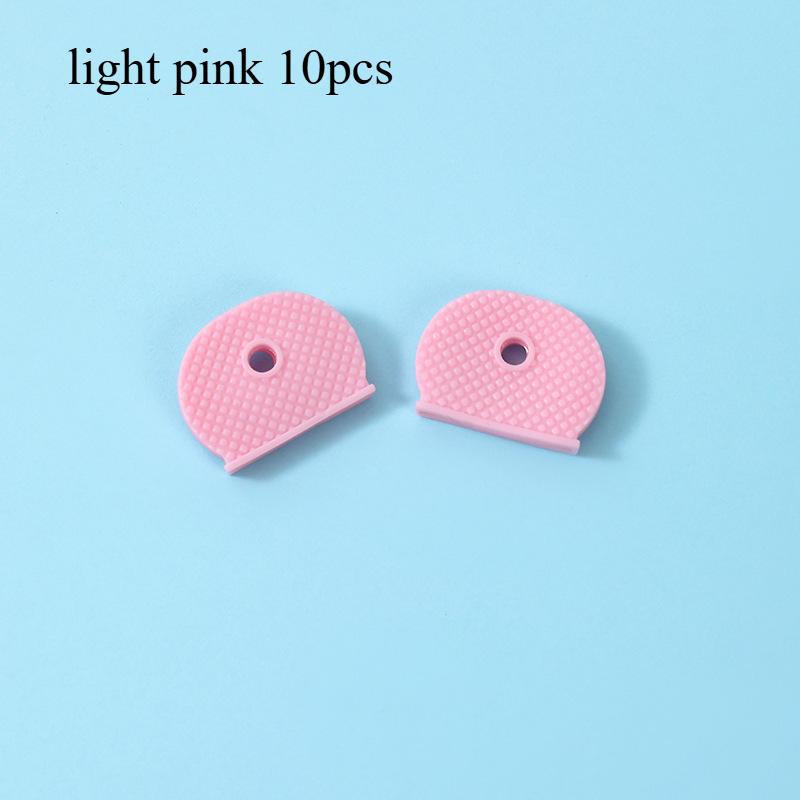 

10Pcs Key cover key cap pendant identification classification protection cover key ring
