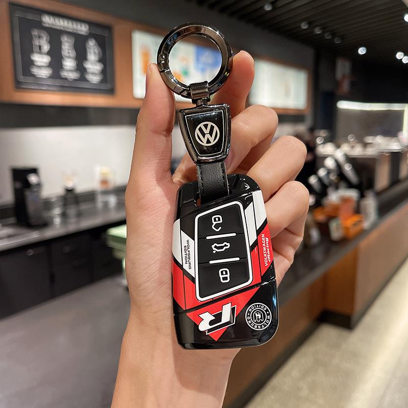 Para VOLKSWAGEN VW Estilo Funda para Llave de Coche Cubierta Para VW Volkseagen Passat B8 Magotan Para Skoda Superb A7 Kodiaq Seat