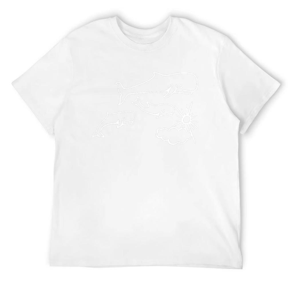 Robe Extremoduro Whale and Sun Tattoo T-shirt, Men's T-shirt, Hippie Clothing for Boys, Men's Cotton T-shirts