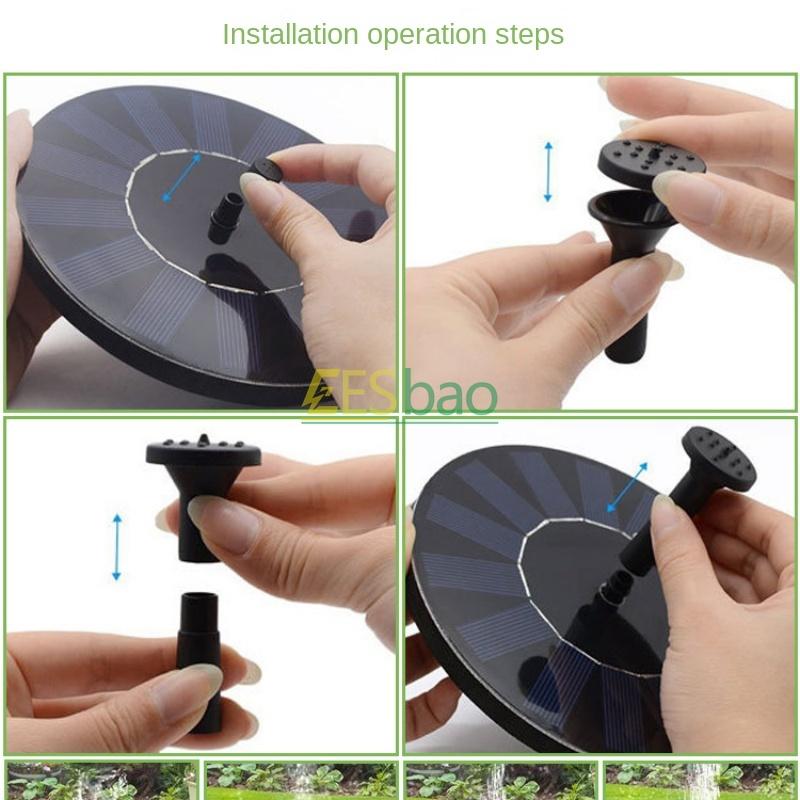 Outdoor Solar Fountain Swimming Pool Solar Fountain Pump Device Is A Must-have for Summer Suitable for Ponds and Gardens