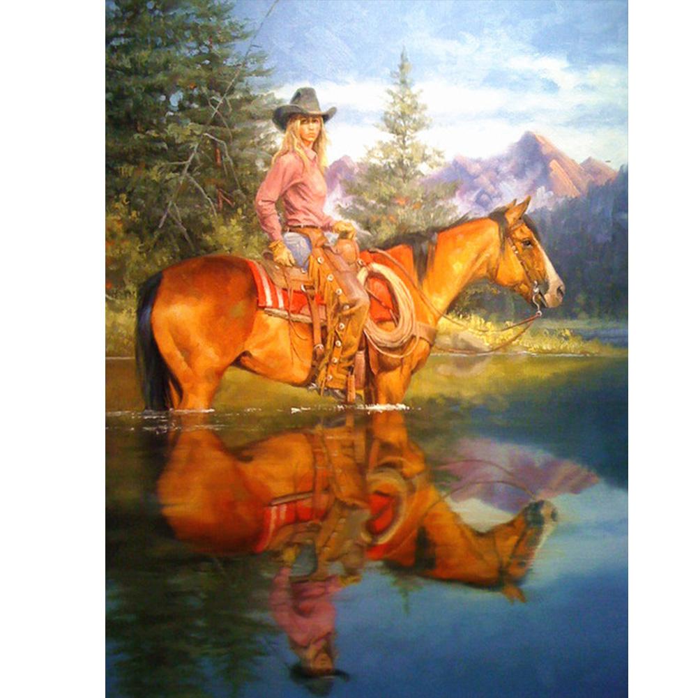 DIY 5D Diamond Painting Cowboy Full Square Round Drill Diamond Embroidery Mosaic Cross Stitch Kits Home Decor Handmde Gift