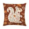 Living Room Decoration Pillowcase Cushion Cover Pillowcase Autumn Maple Leaf Linen Printed Home Pillowcase