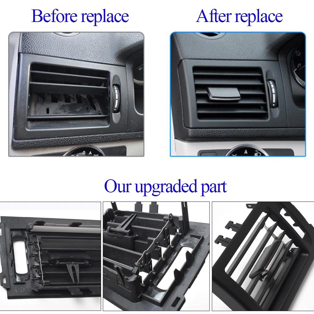 Ταμπλό W204 Κάλυμμα εξόδου μάσκας εξαερισμού AC για Mercedes Benz C Class C180 C200 C220 C260 C300 C350 2007-2011