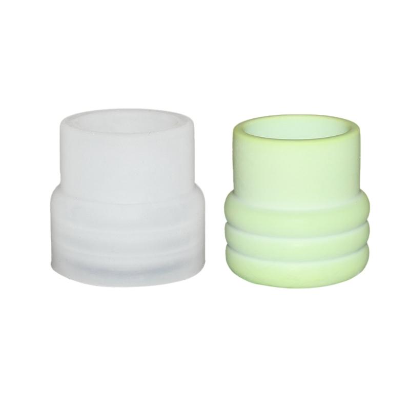 Multipurpose Cylinder Vase Silicone Mold Versatile Resin Cast Set for Home and Office Decoration and Jewelry Storage
