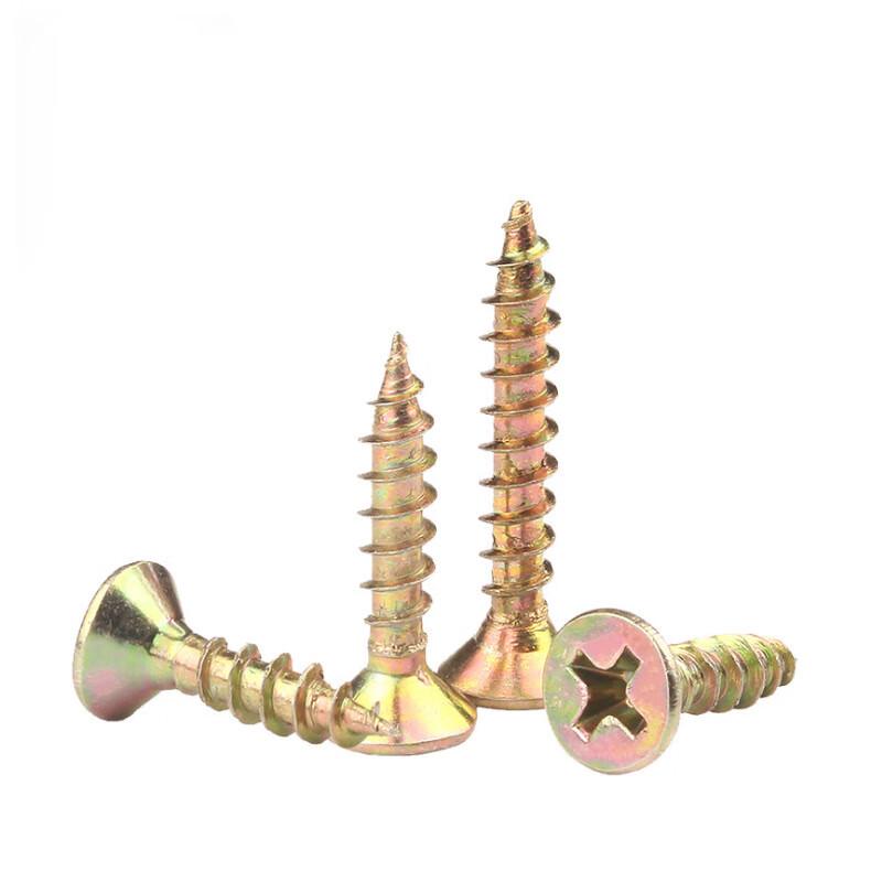 Colorful Zinc Plated Phillips Flat Head Wood Screws