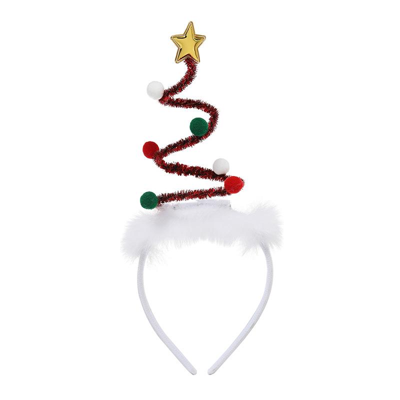 

1Pcs 30cm Elastic Christmas Hat Headband Santa Claus Headband Men Women Xmas Decoration New Year Party Gift Headwear Accessories Christmas Hat