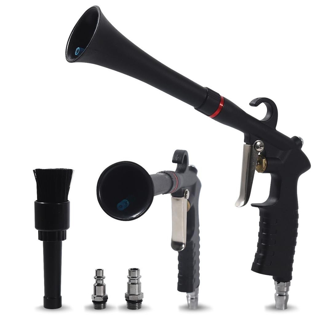 High Pressure Car Interior Cleaning Blower Gun Detailing Washing Brush Quickly Blasts Dirt and Dust Works with Air