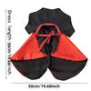 Stand-Collar Halloween Pet Cape Adjustable Dogs Wizard Outfit Cool Pet Cosplay Costume  Puppy