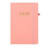 PU Leather 2026 Daily Planner 2026.1.1-2026.12.31 Calendar Book Portable Agenda Notepad  Office