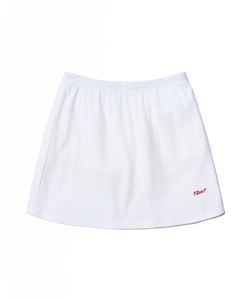 Tudment 50S Embroidered Mini Pantskirt_White