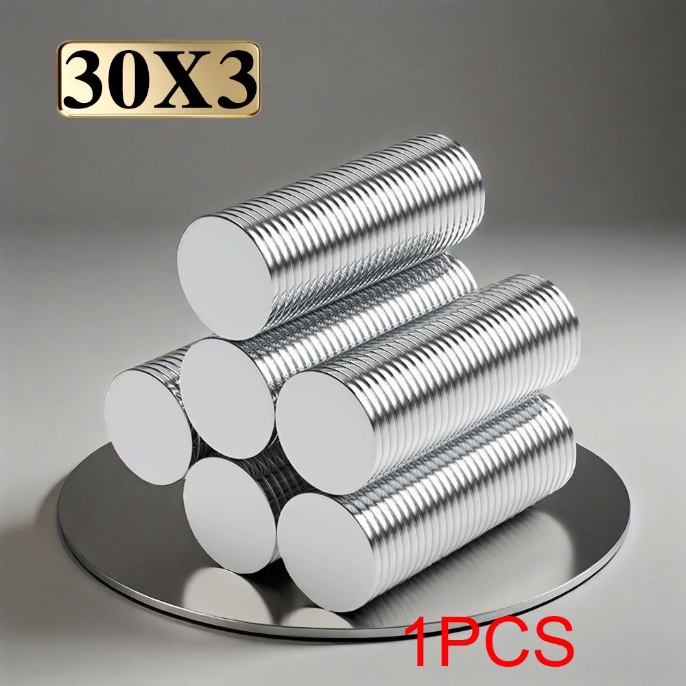 30x3mm Imans Refrigerator Magnets for DIY Office Whiteboard Workshop Suitable Tools Home Workplace