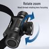 Rechargeable Waterproof LED Headlamp for Camping, Fishing, and Cycling
