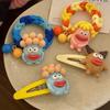 Cartoon cute doll high elastic headband hair rope rubber band sweet side clip simple hair band hair accessories