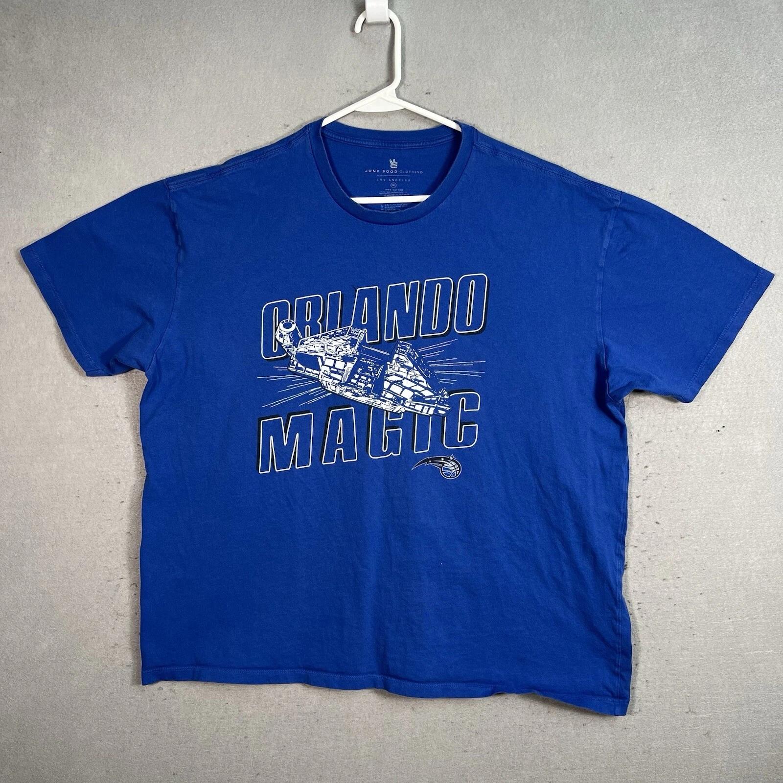 Junk Food Orlando Magic Star Wars T Shirt Adult 2XL XXL Blue Mens L