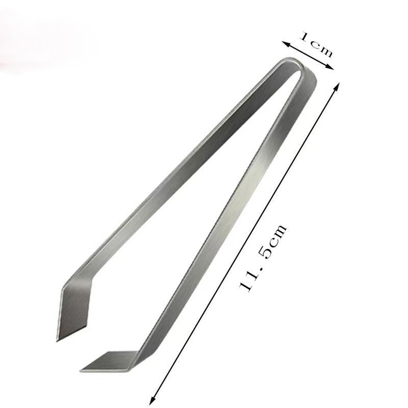 Stainless Steel Fishbone Tweezers Pliers Pig Feet Hair Fish Bone Tweezers Hair Removal Clip Tweezers Kitchen Gadgets