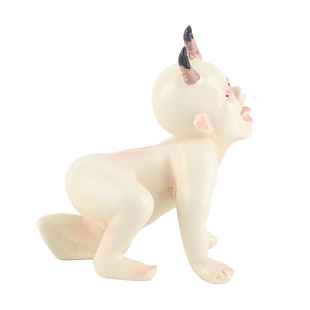 Halloween Scary Ghost Baby Puppe Harz Statue Handwerk Halloween Spukhaus Dekoration