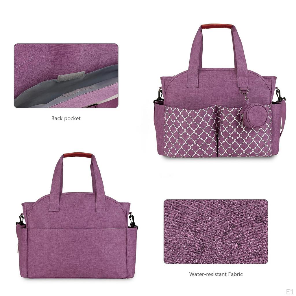 Wickeltasche für Mama, tragbar mit Schultergurt, Aufbewahrungsorganizer, Windel für Outdoor-Aktivitäten