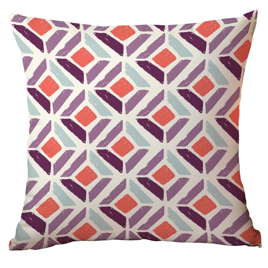 Polyester Colorful Geometric Pillow Case Combination Home Sofa Cushion Pillow Case