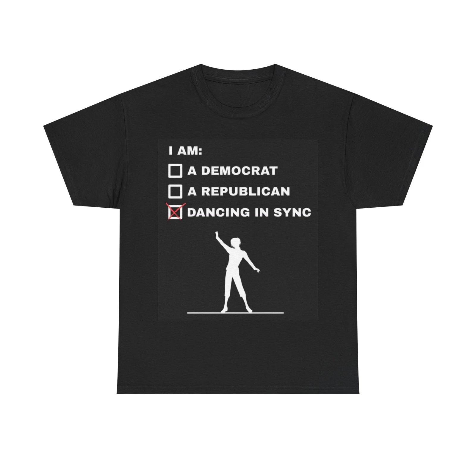 Men s and Women s T-shirts Dancing In Sync L