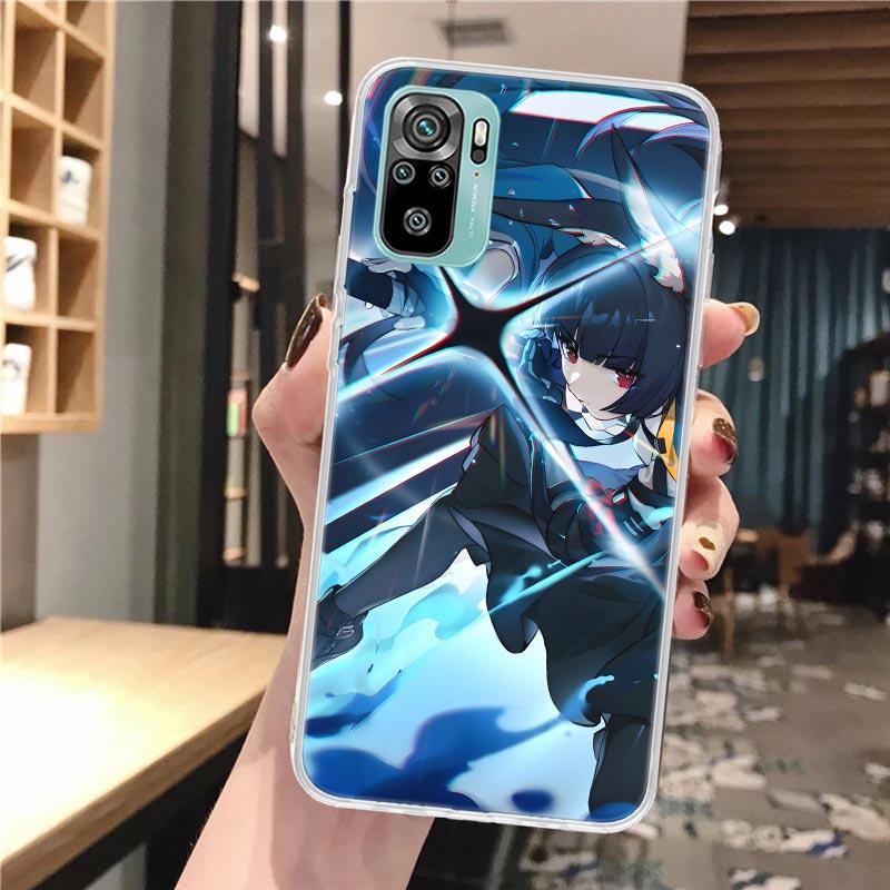 Hoshimi Miyabi Zenless Zone Zero ZZZ Silicon Phone Case For Xiaomi Redmi Note 14 13 12 12S 11 Pro Plus 11S 10 10S 11T 11E 4G 5G