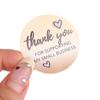 500 Stück/Rolle Danke Floraler Aufkleber Geschenkverpackung Siegel Etikett Scrapbooking Schreibwaren Aufkleberrolle Diy Versiegelungsaufkleber 2,5/3,8 cm