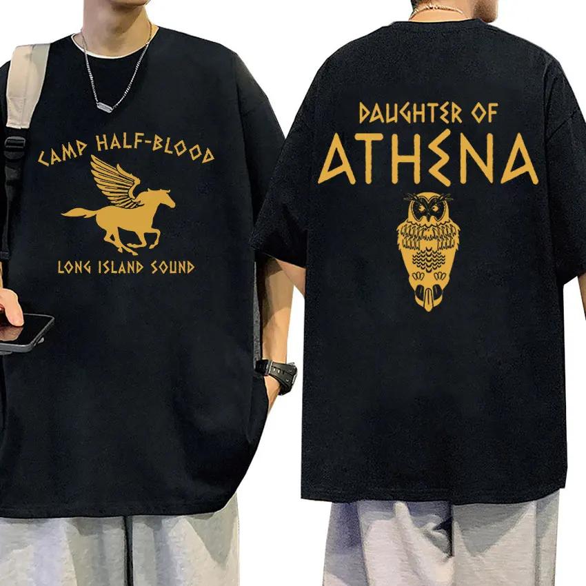 

Percy Jackson Camp Half Blood Long Island Sound T Shirt New in Tops Men Women Fashion Retro Clothing T-shirts 100_Cotton T-shirt S чёрный