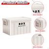 Lidded Storage Bin Box with Lid Large Heavy Duty Utility Crate Handles Tote for Tools