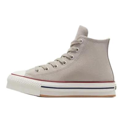 Chuck Taylor All Star Eva Lift Comfortable Anti-Kick High-Top Canvas Shoes Kids Sneaker Gray Brown A12469C