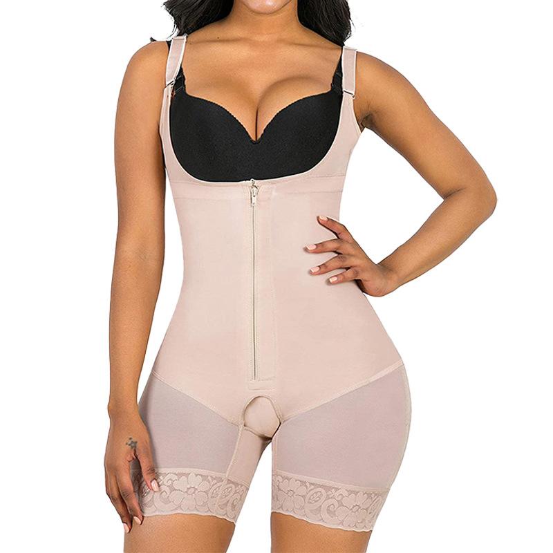 Women Plus Size One Piece Body Shaper Tummy Control Butt Lifting Slimming Shapewear